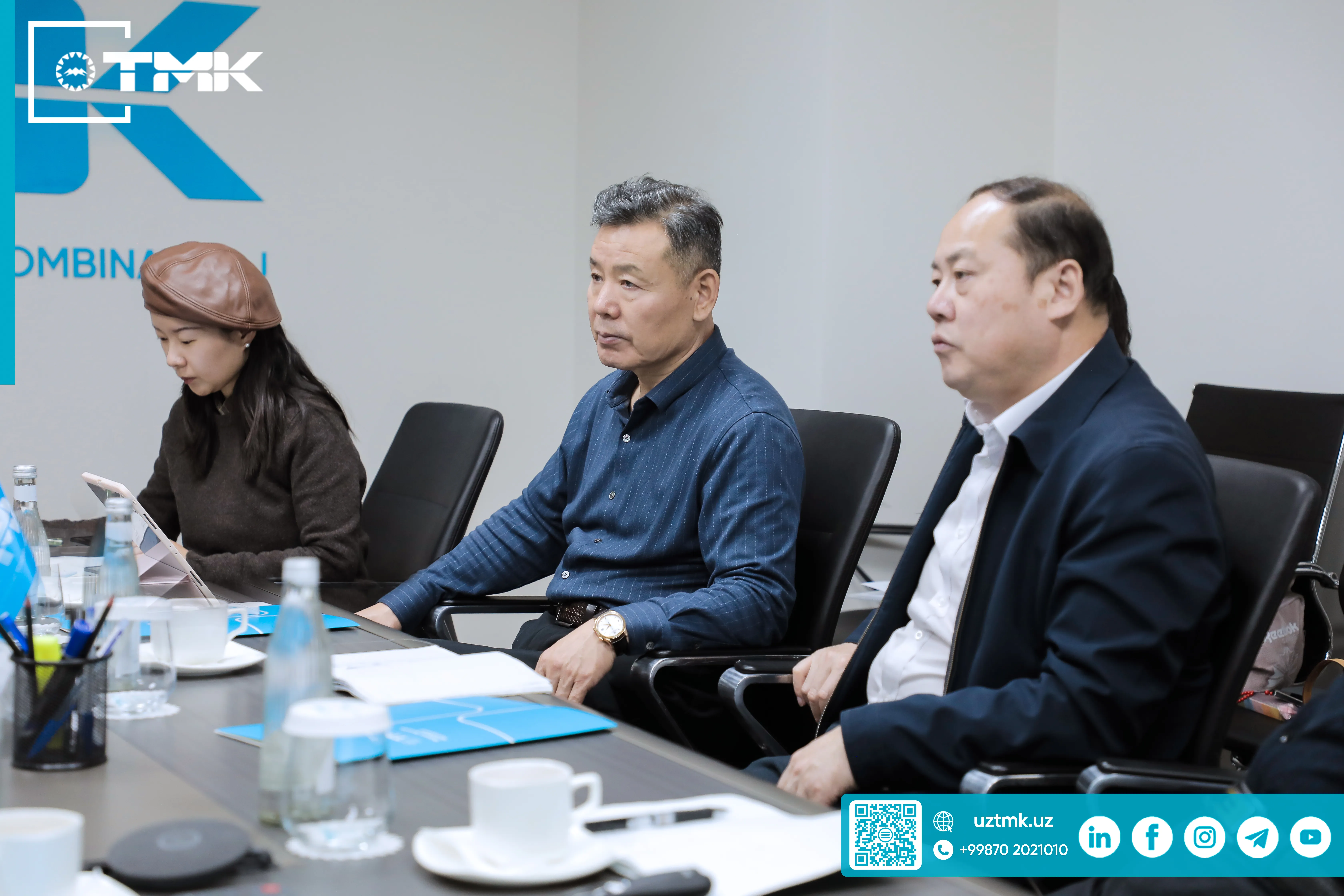 TMK discussed investment opportunities with a Chinese company