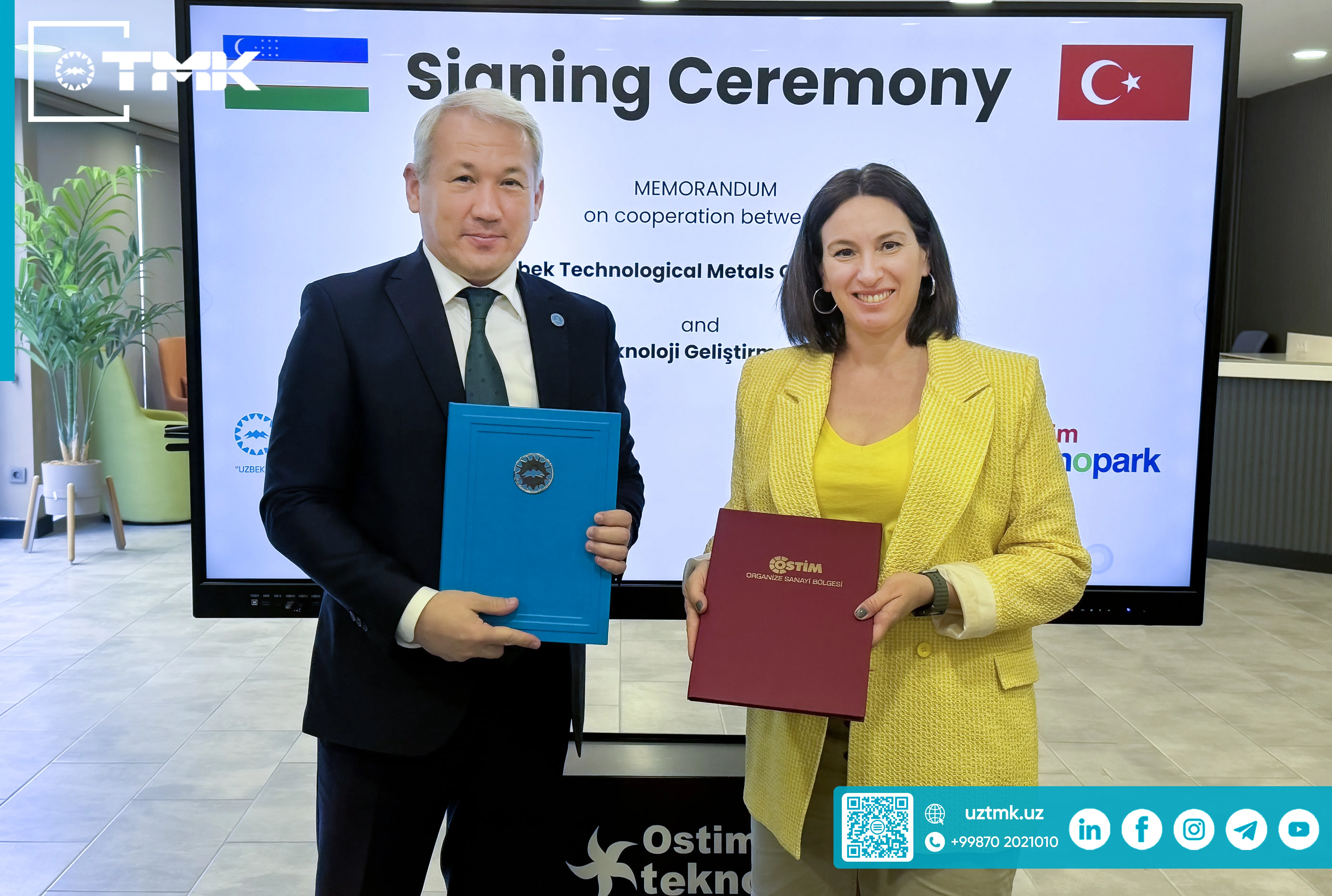 TMK delegatsiyasi OSTİM texnoparkida: strategik hamkorlik boshlandi