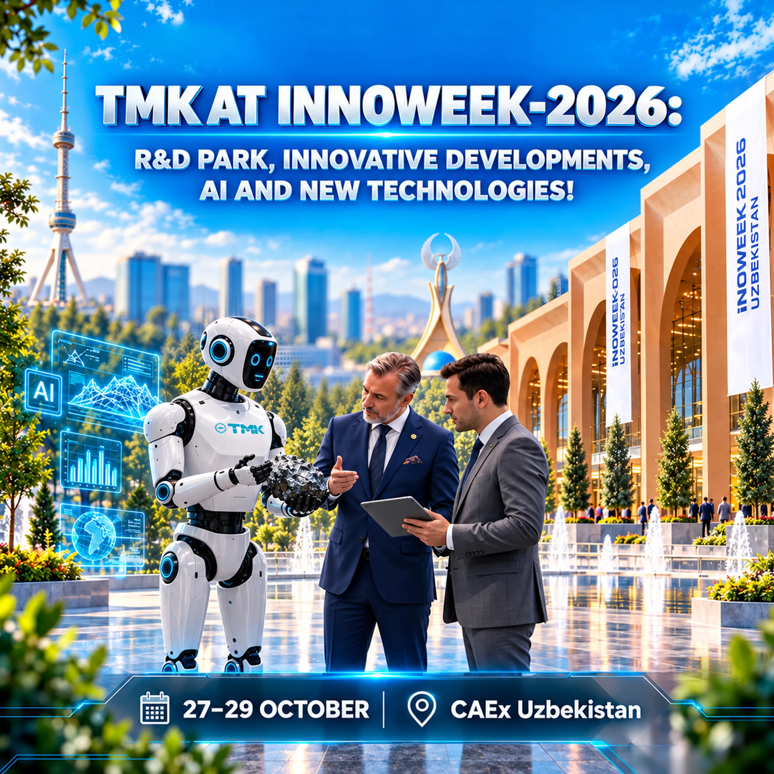 INNOWEEK-2026: Markaziy Osiyoning yirik innovatsiyalar haftaligi O‘zbekistonda bo‘lib o‘tadi