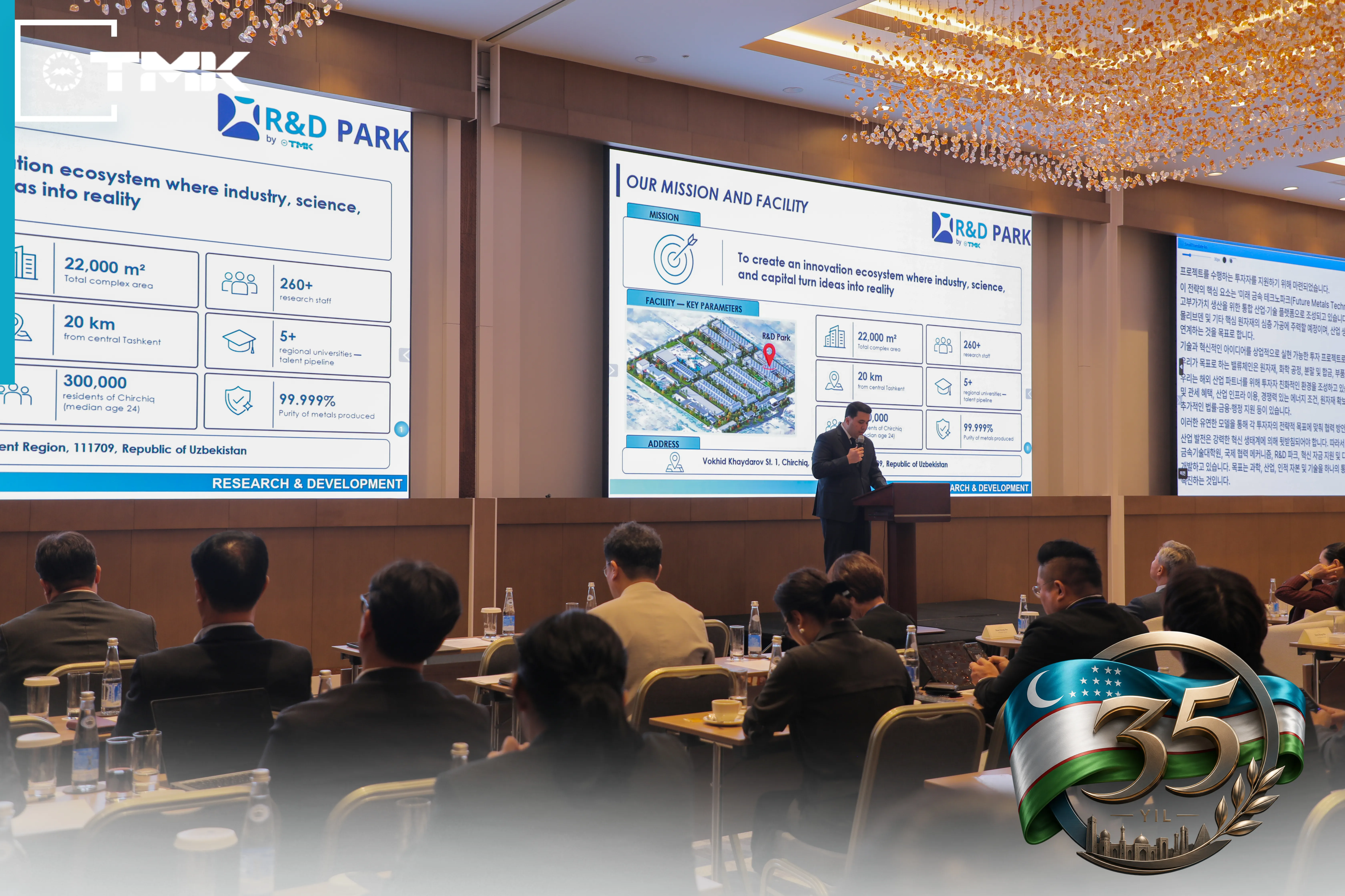 TMK Showcases Its Export Potential at the Uzbekistan–Korea Business Forum
