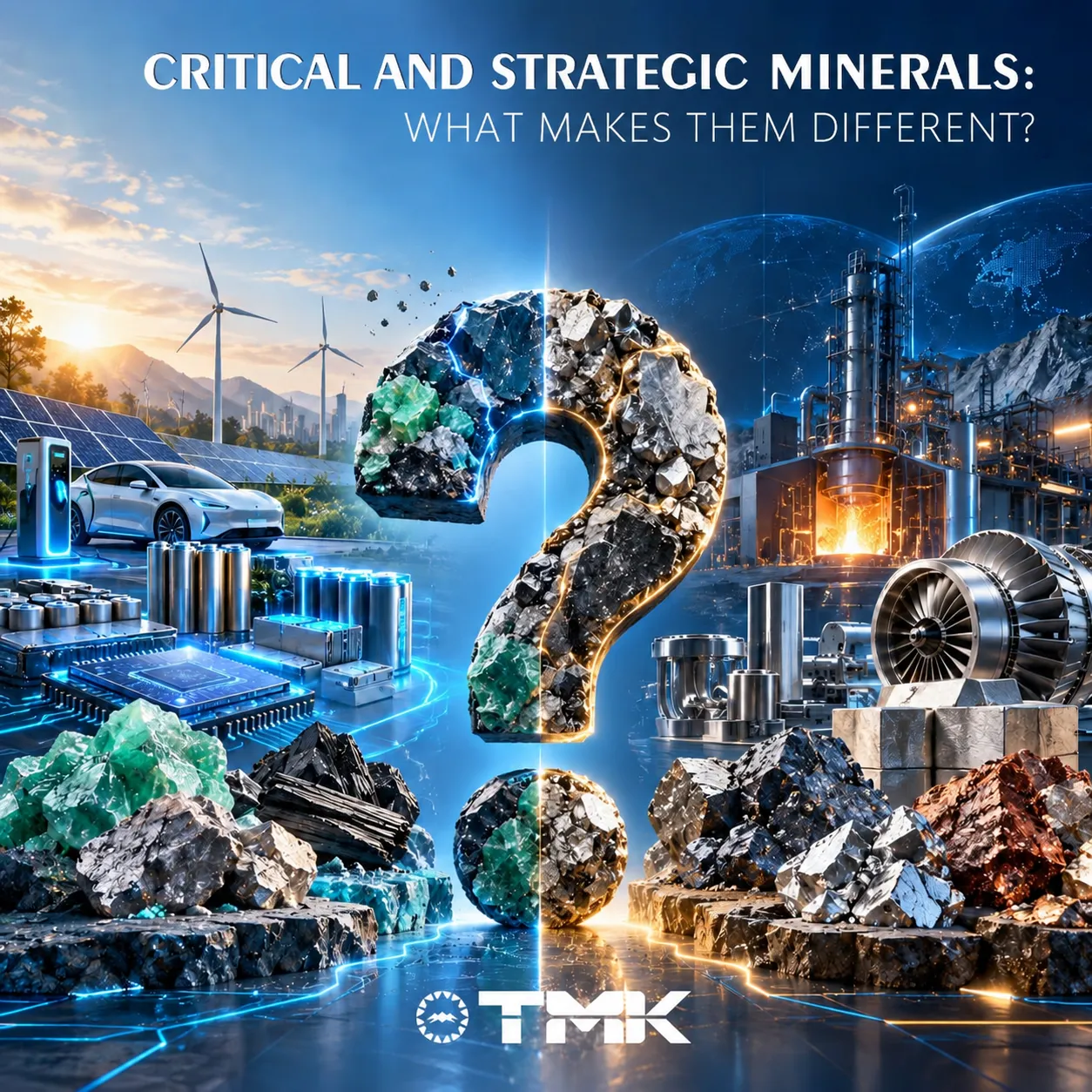 Critical and strategic minerals: what is the difference between them?