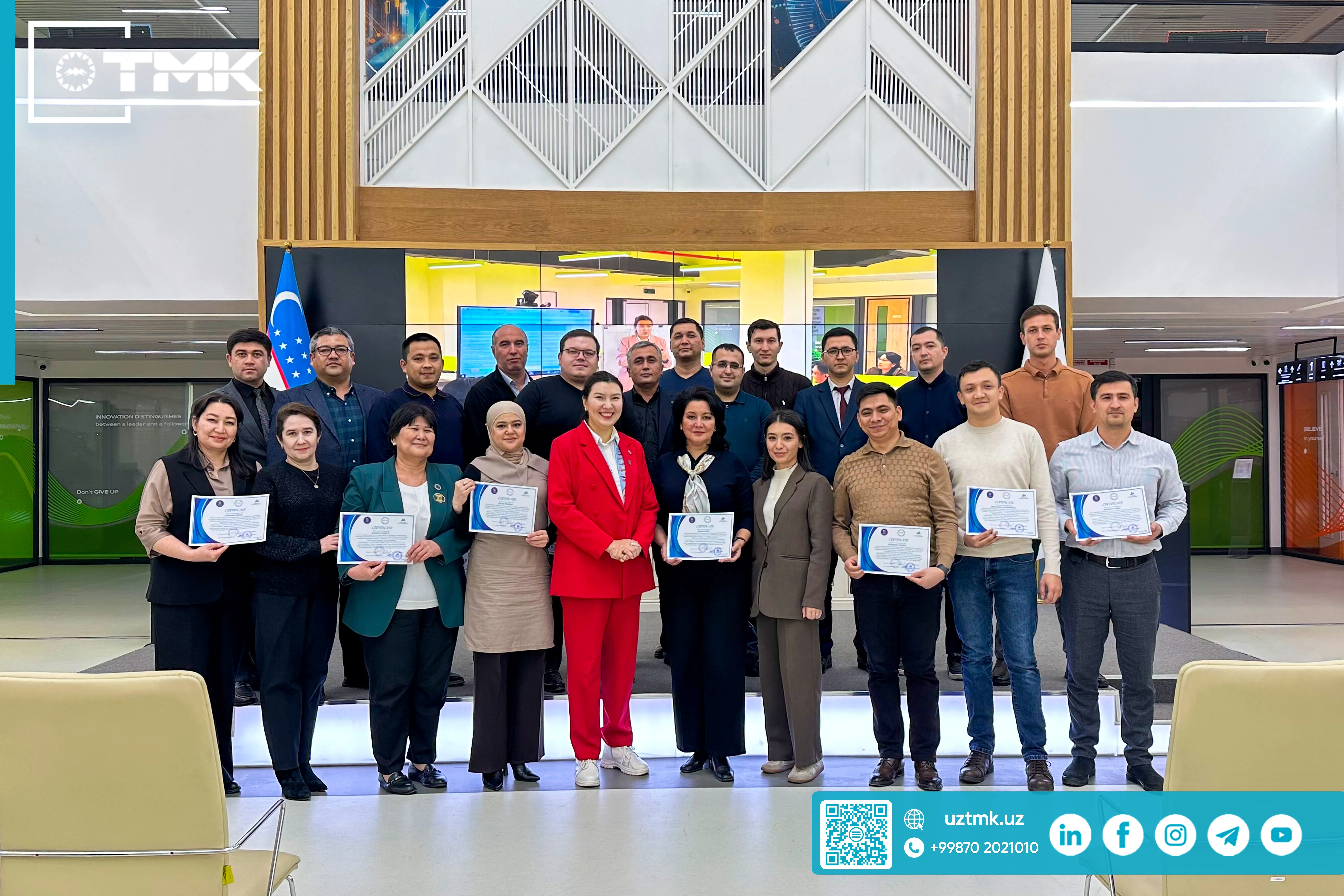 The TMK team successfully completed an international project management training