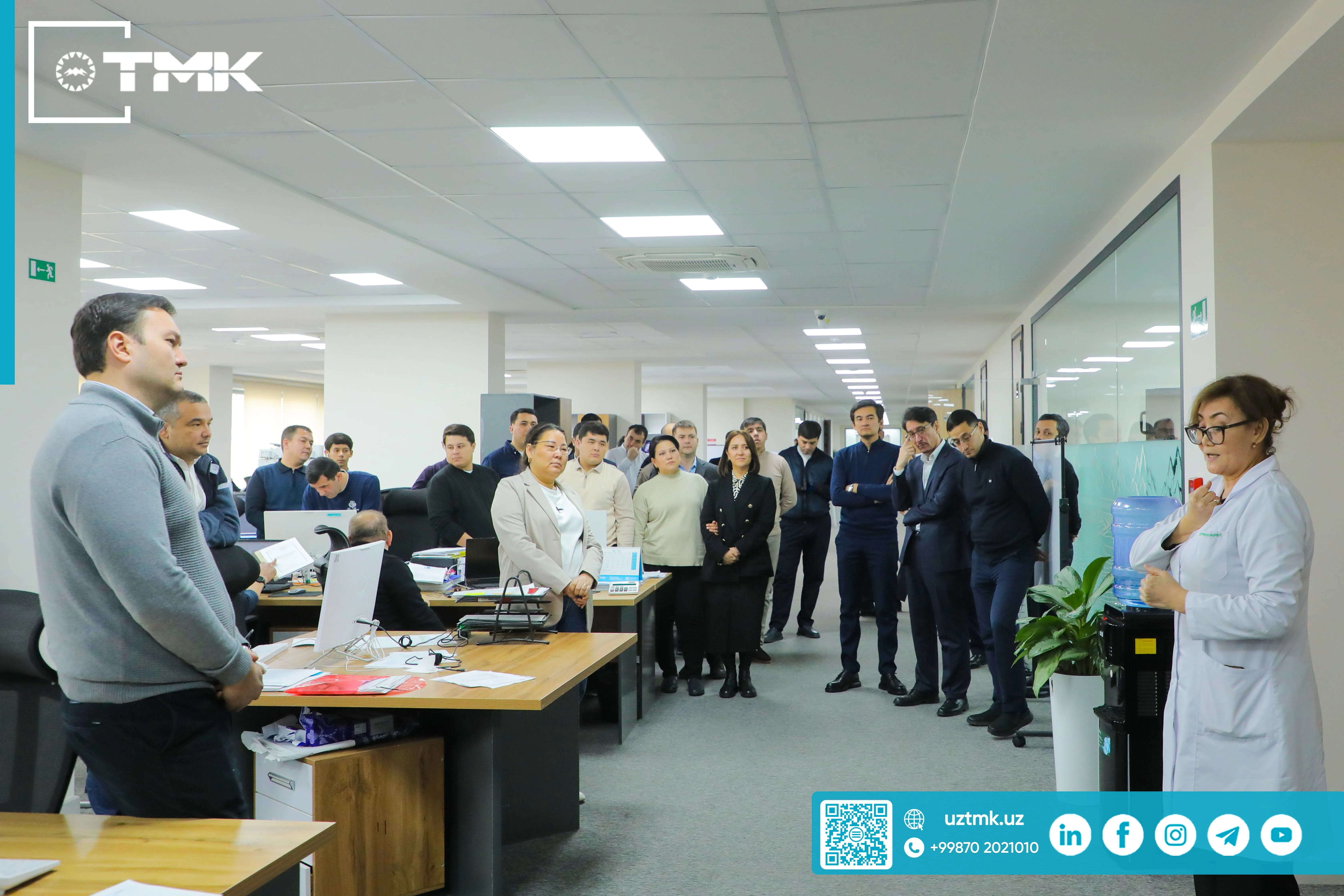 TMKda birinchi tibbiy yordam ko‘nikmalari bo‘yicha mashg‘ulot o‘tkazildi