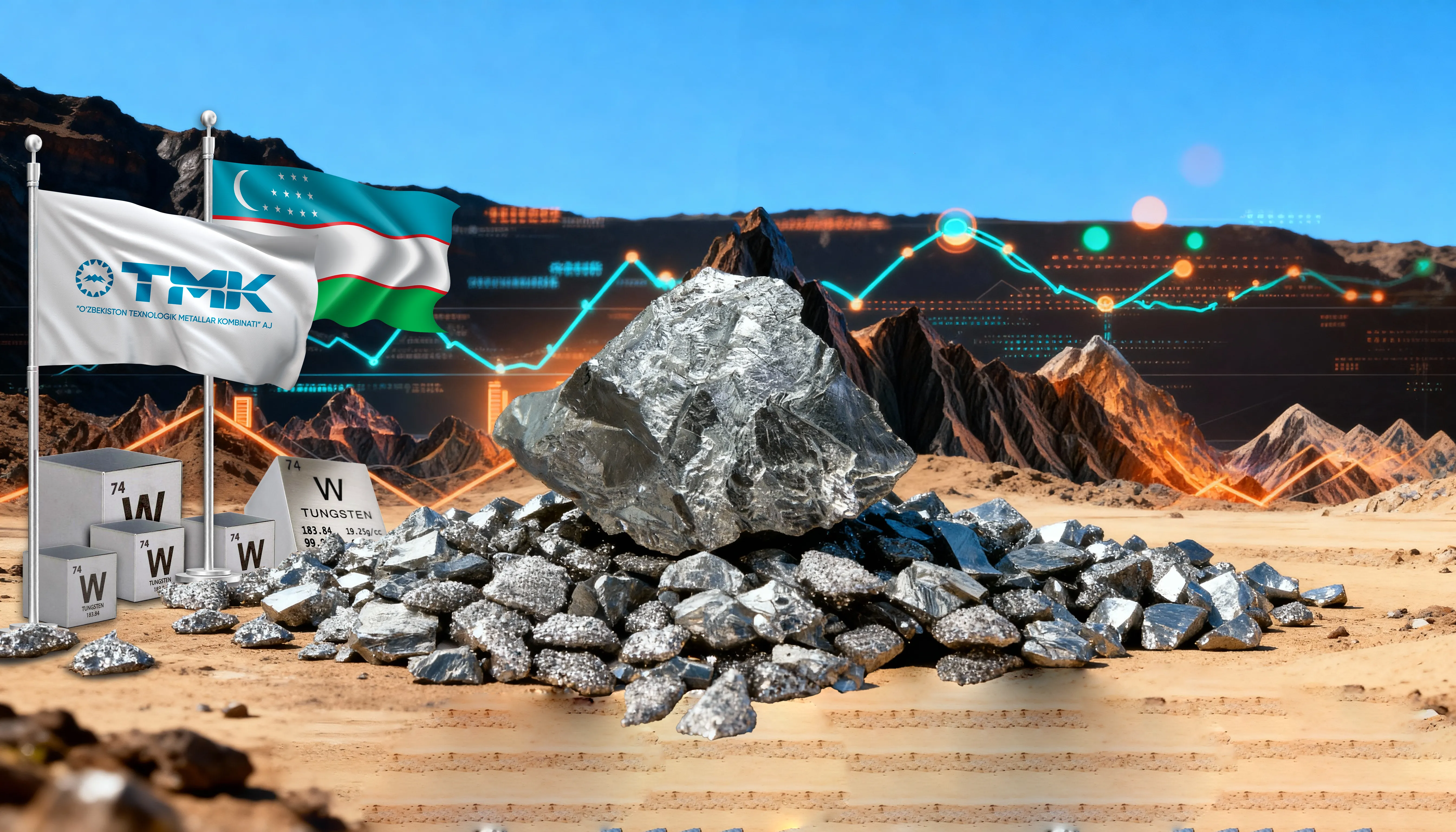  Uzbekistan’s Share in the Global Tungsten Market Will Rise to 5.1%: TMK Launches Its Strategic Projects for 2025–2030
