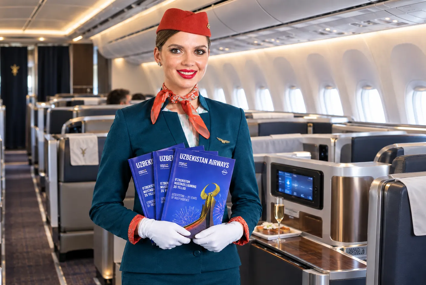 Модель ТМК "Mine-Metal-Market" в журнале Uzbekistan Airways!