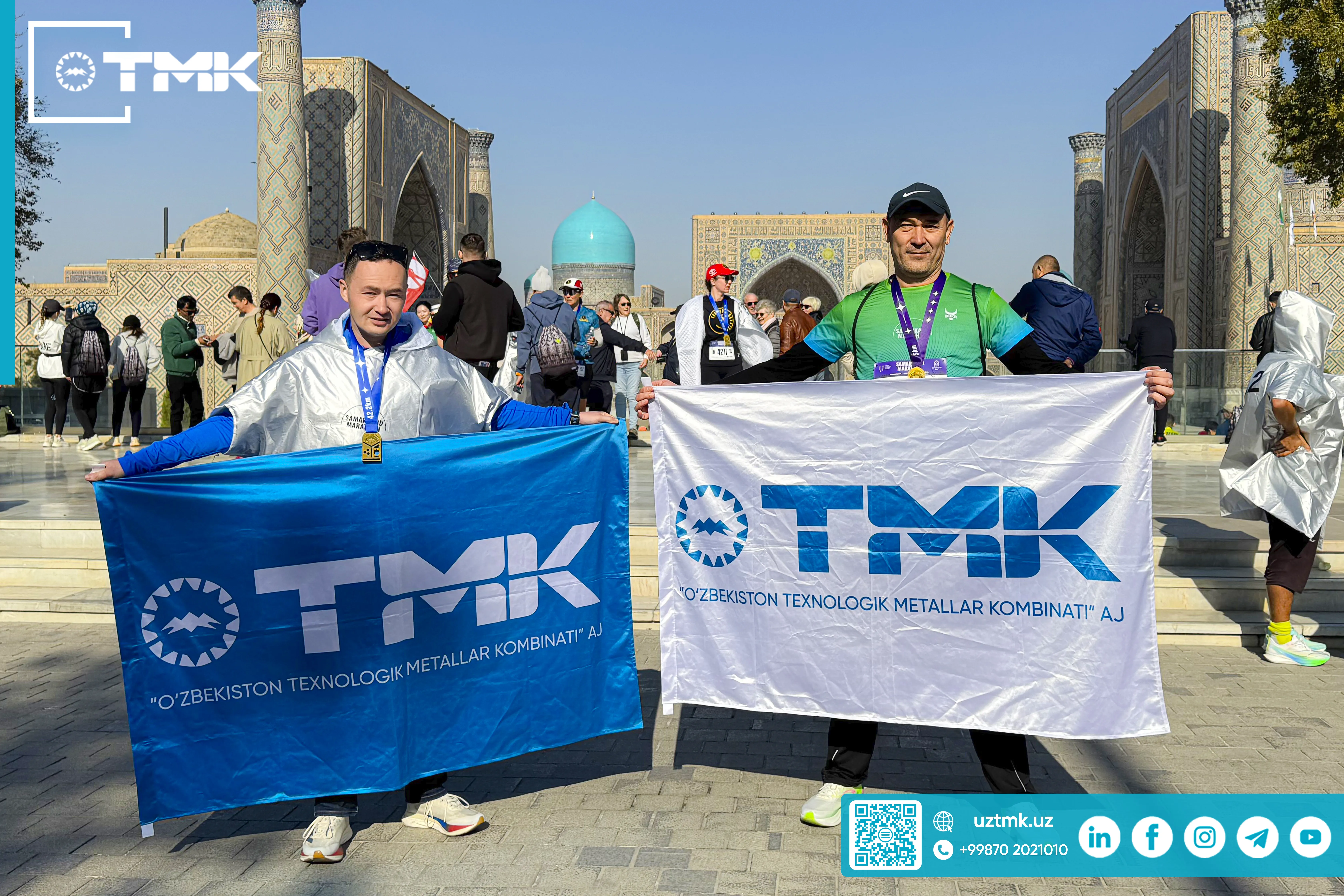 TMK xodimlari “Samarkand Marathon-2025”da ezgu maqsad yo'lida