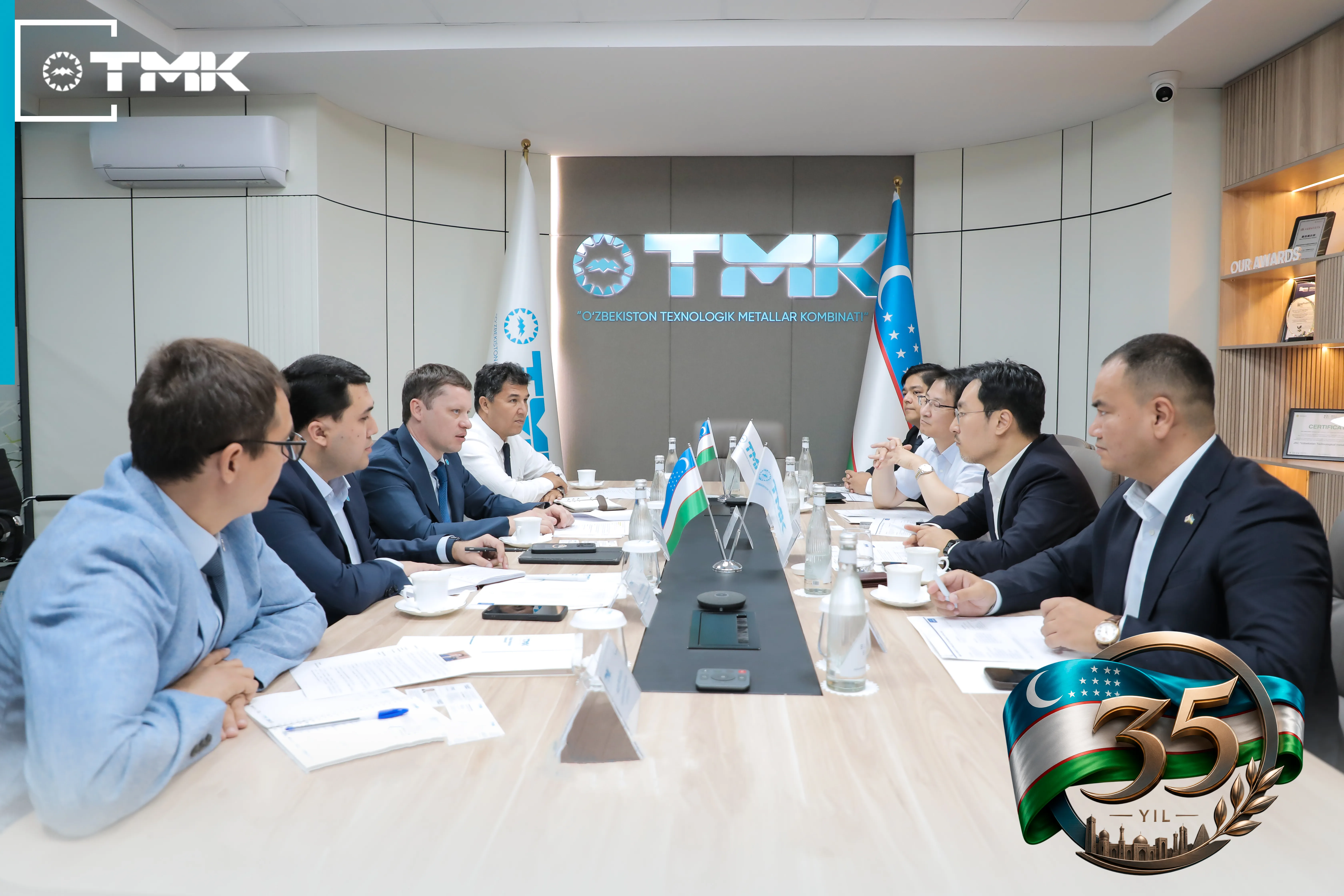 Смарт-металлургия: ТМК изучает возможности внедрения передовых инноваций Южной Кореи в Узбекистане