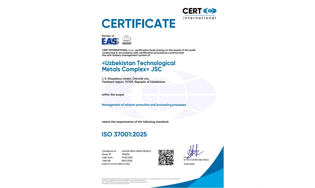 ISO 37001:2025 Anti-Corruption Management