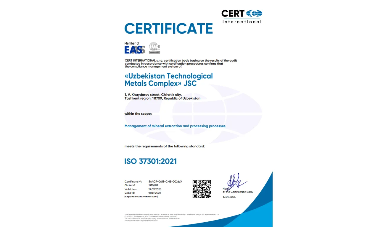 ISO 37301:2021 Compliance Management